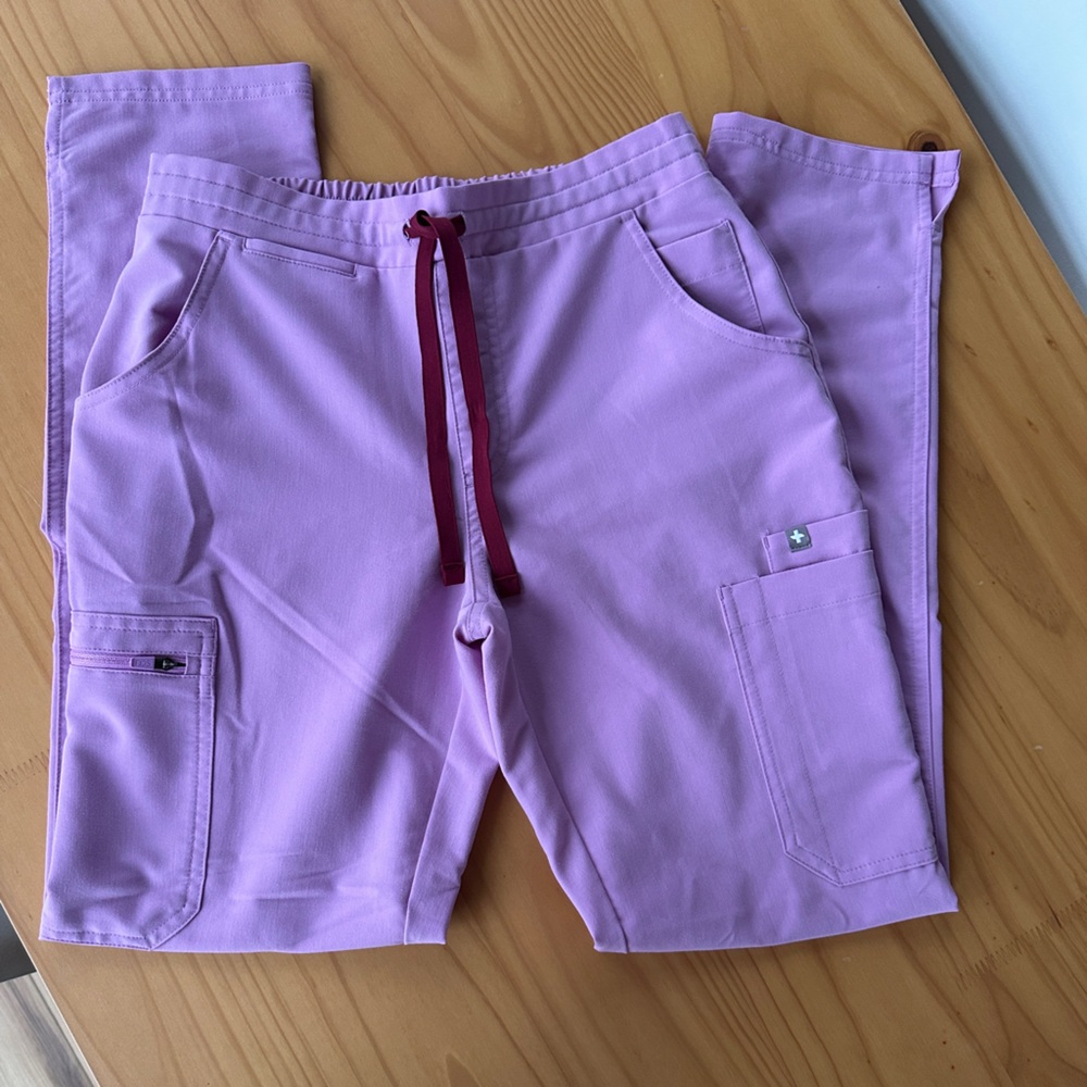 Figs Chalk Pink XS Yola Scrub Pant
